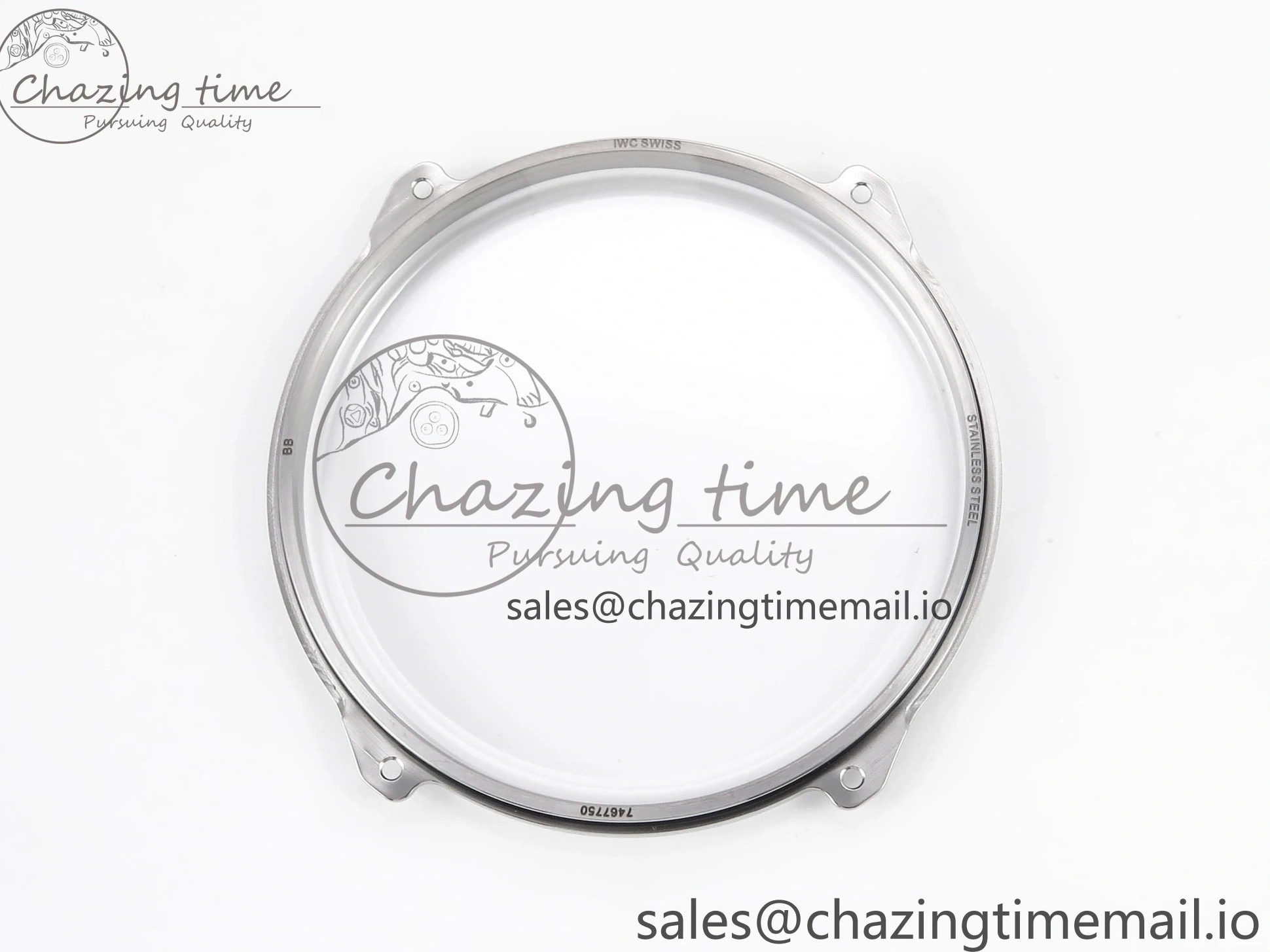 MIROTIME 0308 OnTrend Portugieser Automatic 42mm SS APSF 1:1 Best Edition White RG Dial on Black Leather Strap A 7010